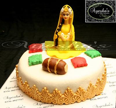 Mehandi cake  - Cake by Ayesha 