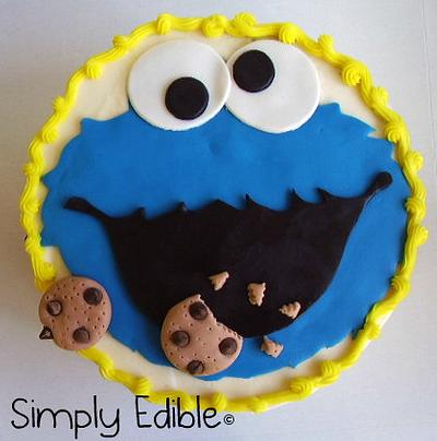 Cookie Monster Theme Cake - Cake by Shelly-Anne