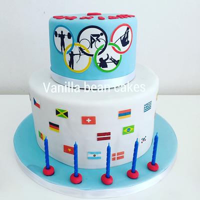 Olympic games - Cake by Vanilla bean cakes Cyprus