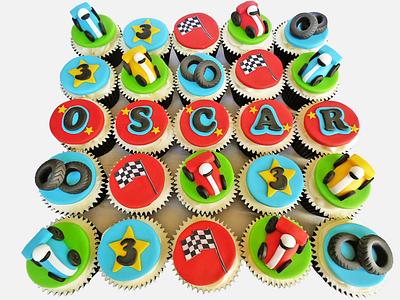 Racing car cupcakes - Cake by Vanilla Iced 