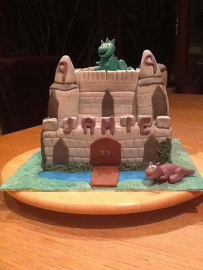 Dragons castle cake - Cake by Lisa Ryan