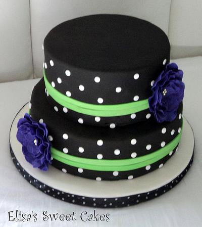 Polka Dot - Cake by Elisa's Sweet Cakes