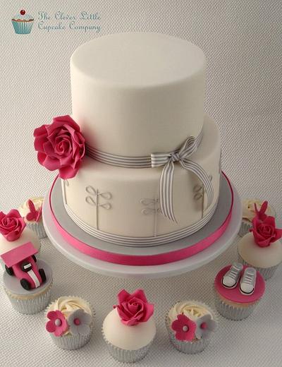 Modern Wedding Cake - Cake by Amanda’s Little Cake Boutique