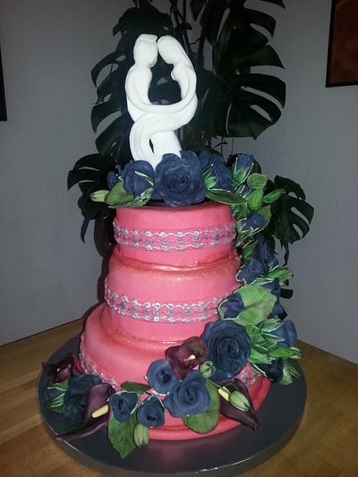 Wedding Cake for my Cousine - Cake by Weys Cakes
