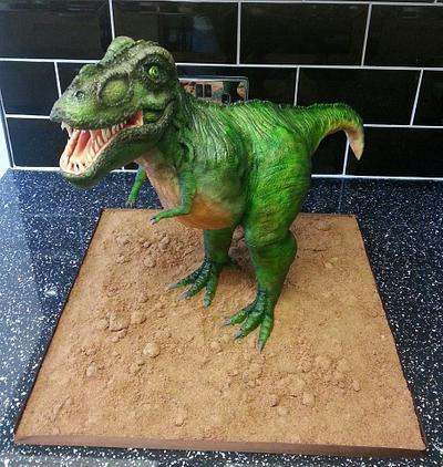 T Rex cake - Cake by Di's Delights 