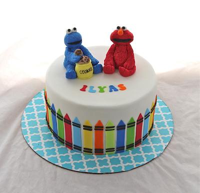 sesame street birthday cake - Cake by soods