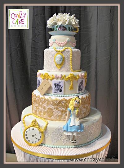 Alice in Cakeland - Cake by Crazy Cake