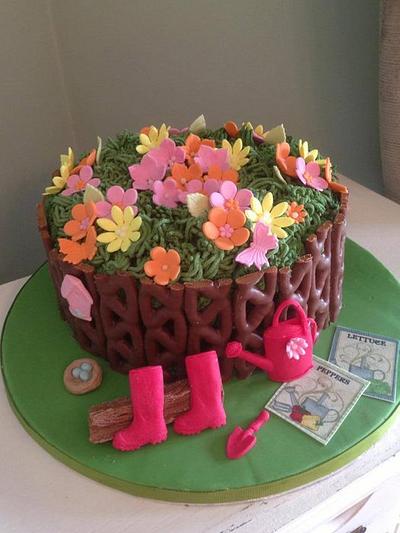 Blooming Garden  - Cake by Jo Day 