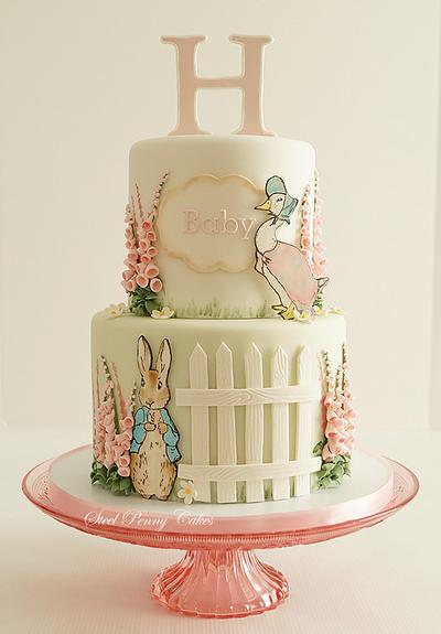 Beatrix Potter baby shower - Cake by Steel Penny Cakes, Elysia Smith