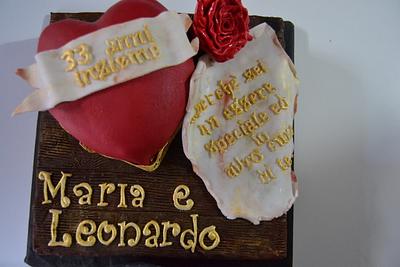 Anniversary cake  - Cake by lupi67