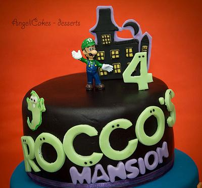 Luigi´s Mansion  - Cake by Angelica Galindo
