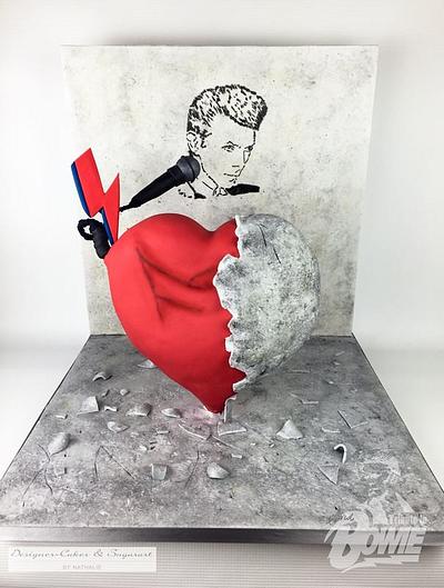 Tribute to David Bowie - Cake by Designer-Cakes & Sugarart by Nathalie