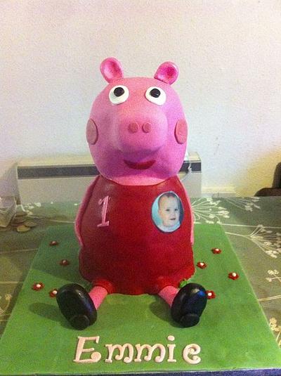 peppa pig - Cake by Amanda Forrester 