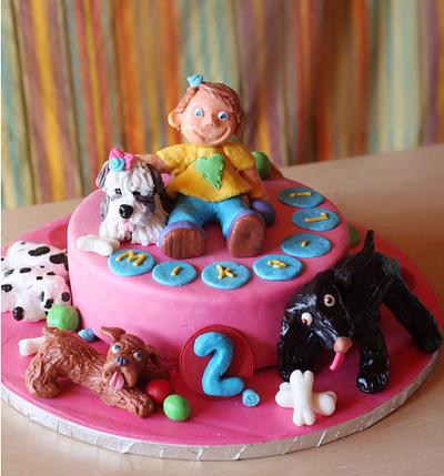 a cake for a little dog lover - Cake by Joy Apollis