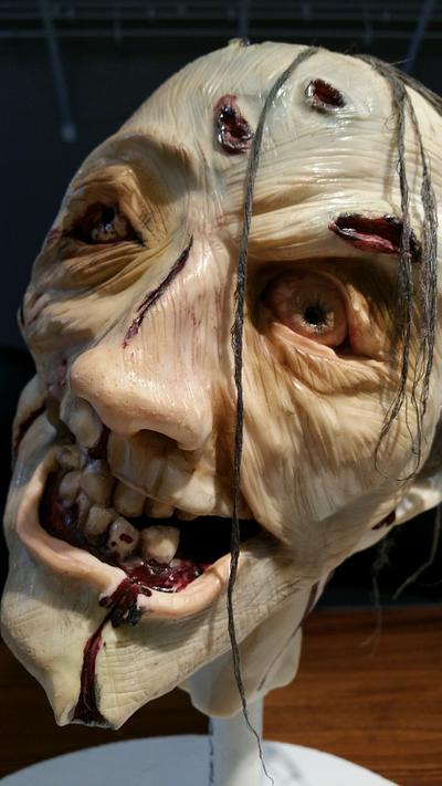 Walking Dead Cake -  Icing Smiles  - Cake by Lesi Lambert - Lambert Academy of Sugar Craft