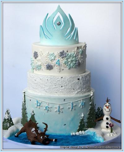 Magical Frozen - Cake by Jo Finlayson (Jo Takes the Cake)