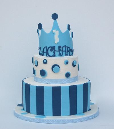 Little Prince 1st Birthday - Cake by Shannon Davie
