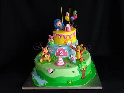 My sweet Winnie and Co. - Cake by ELLYSugarpassion