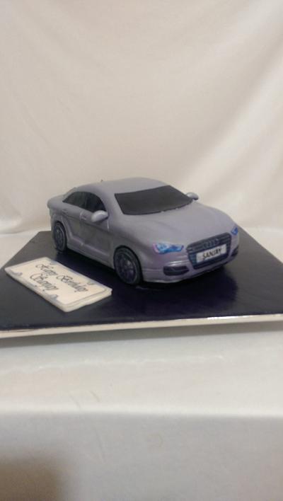 Sculpted Audi S3 2015 car cake - Cake by sweetmischiefja