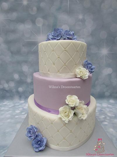 Wedding Anniversary cake - Cake by Wilma's Droomtaarten