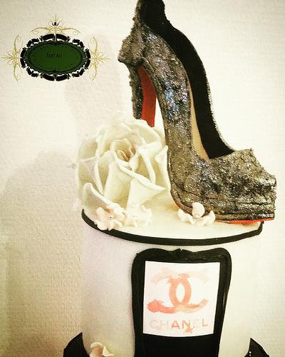 Chanel pump cake - Cake by Taarart