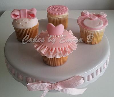 Pink, Pink and More Pink Cupcakes - Cake by CakesByEmmaB