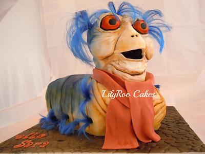 The worm from Labyrinth - Cake by Jo Waterman