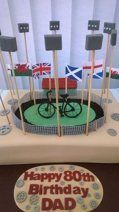 Cycle Speedway Birthday Cake - Cake by Combe Cakes