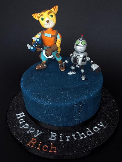 Ratchet & Clank Space Cake - Cake by Sweet SugarCraft
