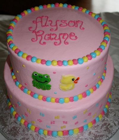 Welcome to the Pond Alyson Rayne... - Cake by Dee