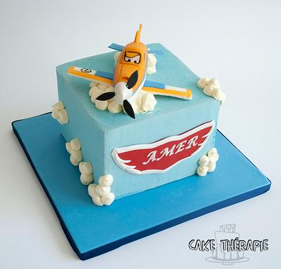Dusty from the movie Planes. Planes movie cake - Cake by Caketherapie