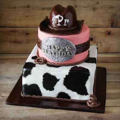 Cowgirl Western Cake - Cake by Rose Atwater
