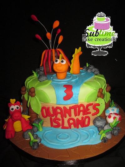 Dino Island - Cake by Sublime Cake Creations