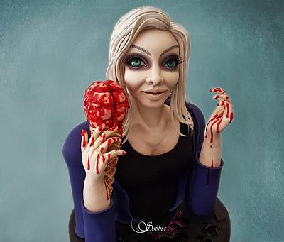 "Izombie" by Sophia Fox - "Let's Dream Together, the Collab in Pairs" - Cake by Sophia  Fox