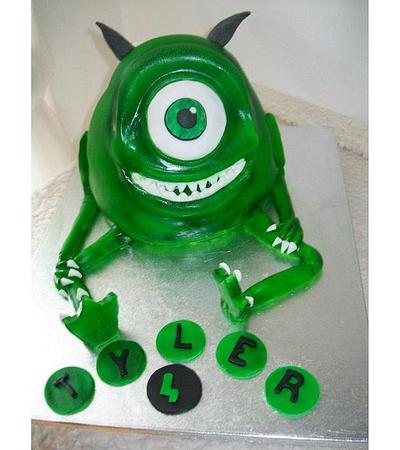 Mikey - Monsters Inc - Cake by ldarby
