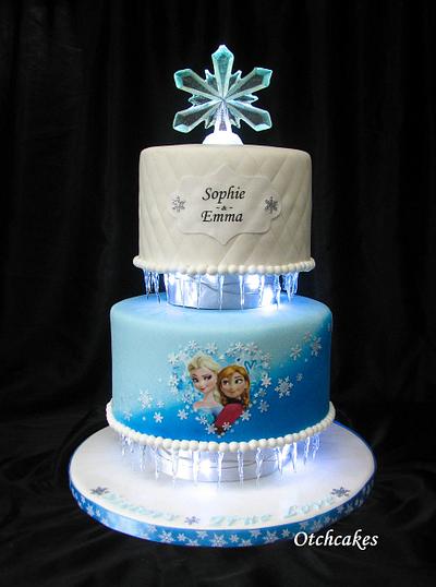 Icing Smiles Frozen Cake :) - Cake by Otchcakes