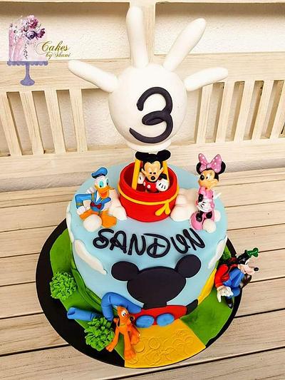 Mickey mouse club house cake - Cake by Cakes by Shani