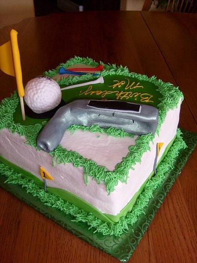 Golf - Cake by Pamela