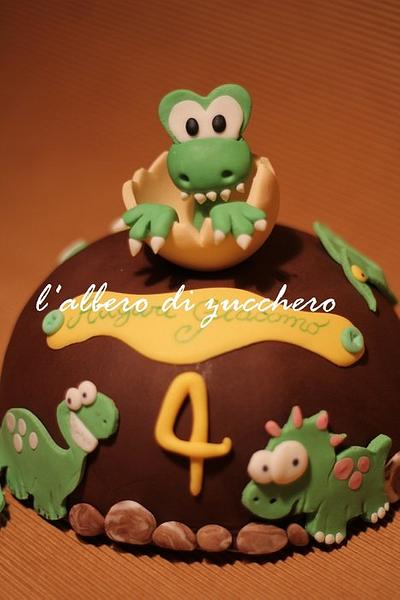 little dinosaurs - Cake by L'albero di zucchero