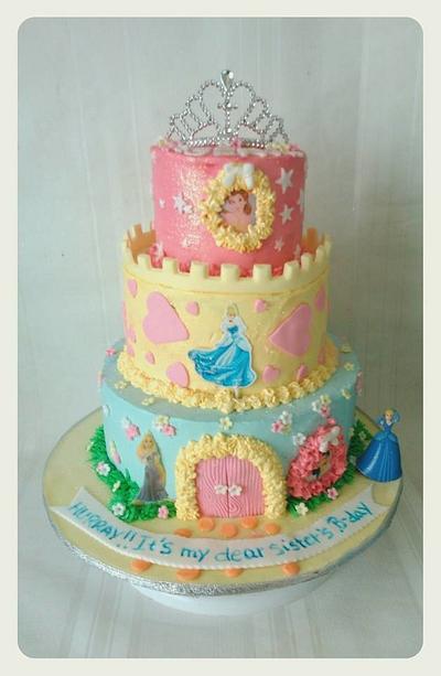Disney princesses cake - Cake by Cake Wonderland