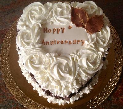 Romantic Anniversary Cake - Cake by Angele Calleja
