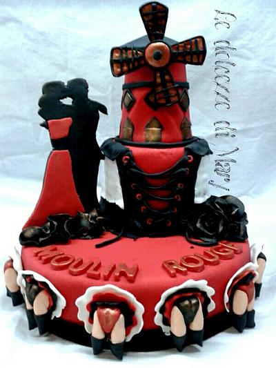 the moulin rouge - Cake by Le dolceZze di Mary