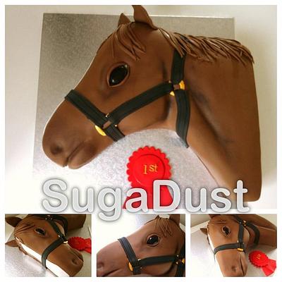 Racing Horse Cake - Cake by Mary @ SugaDust
