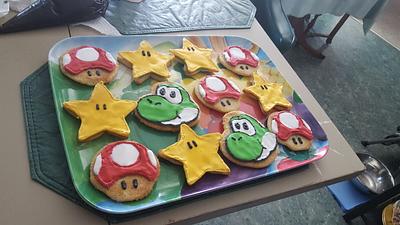 Mario Bros Cookies - Cake by Jayden348