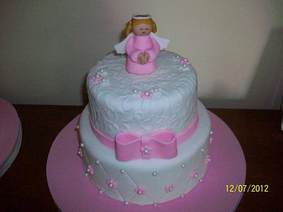 Christening cake  - Cake by Adriana Vigas