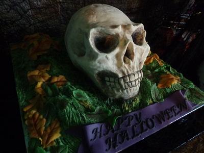 vampire skull cake - Cake by Zoe White