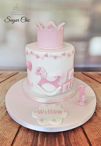 Pretty 1st Birthday - Cake by Sugar Chic