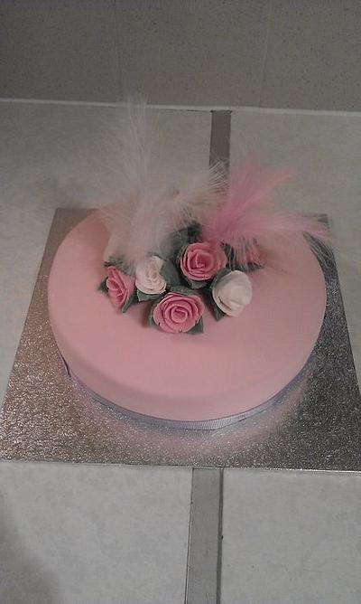 Playing with roses. - Cake by Kerry