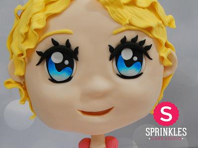 Chibi princess - Cake by Sprinkles Cake Studio