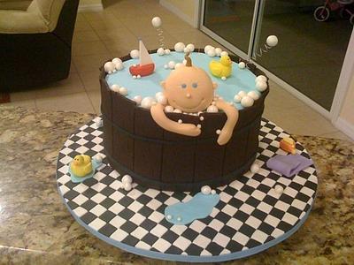 Tub Baby Shower - Cake by Elisa Colon